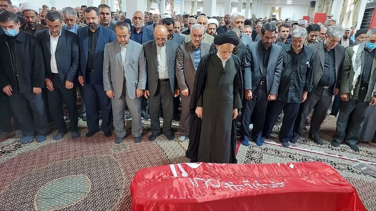پیکر پدر شهید ناصری در منزل ابدیش آرام گرفت