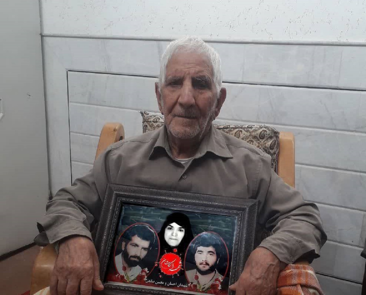 آسمانی شدن پدر شهیدان جاوید الاثر صانعی فرد