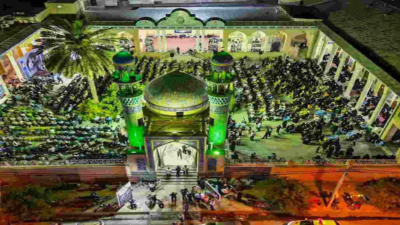 مراسم یازدهمین سالگرد ارتحال آیت الله آیت اللهی در لارستان + تصاویر