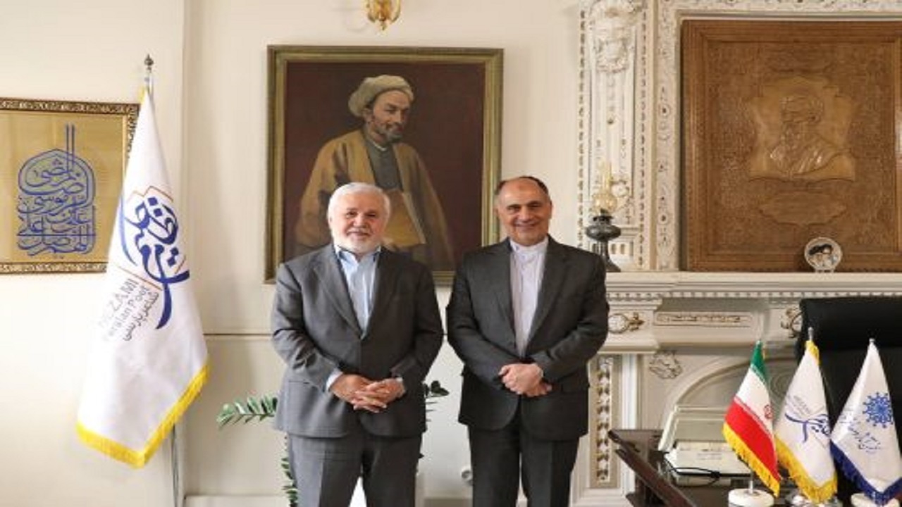 قائم مقام وزیر میراث فرهنگی صنایع دستی با رئیس انجمن آثار و مفاخر فرهنگی دیدار کرد