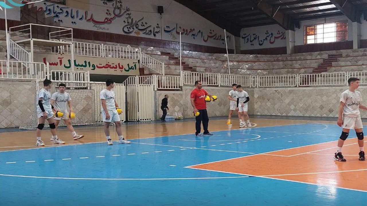 اردوی تیم ملی والیبال در مازندران