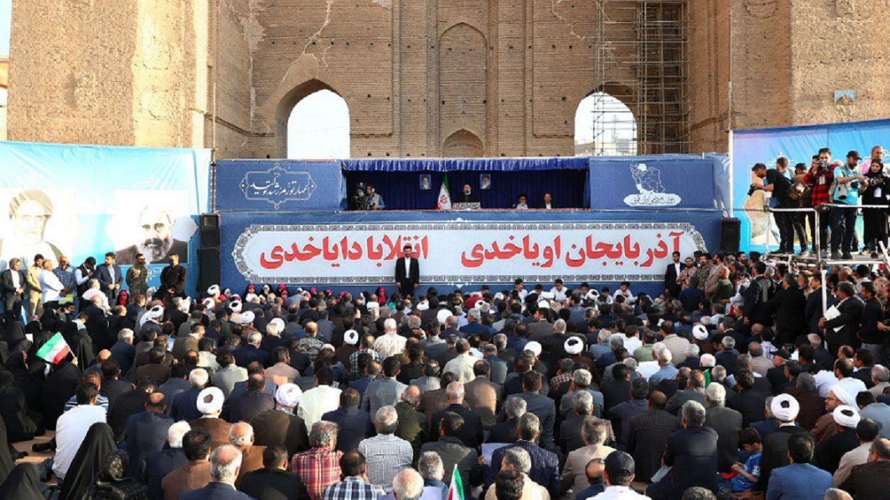 تقدیر از حضور باشکوه مردم در استقبال از رئیس جمهور در آذربایجان شرقی