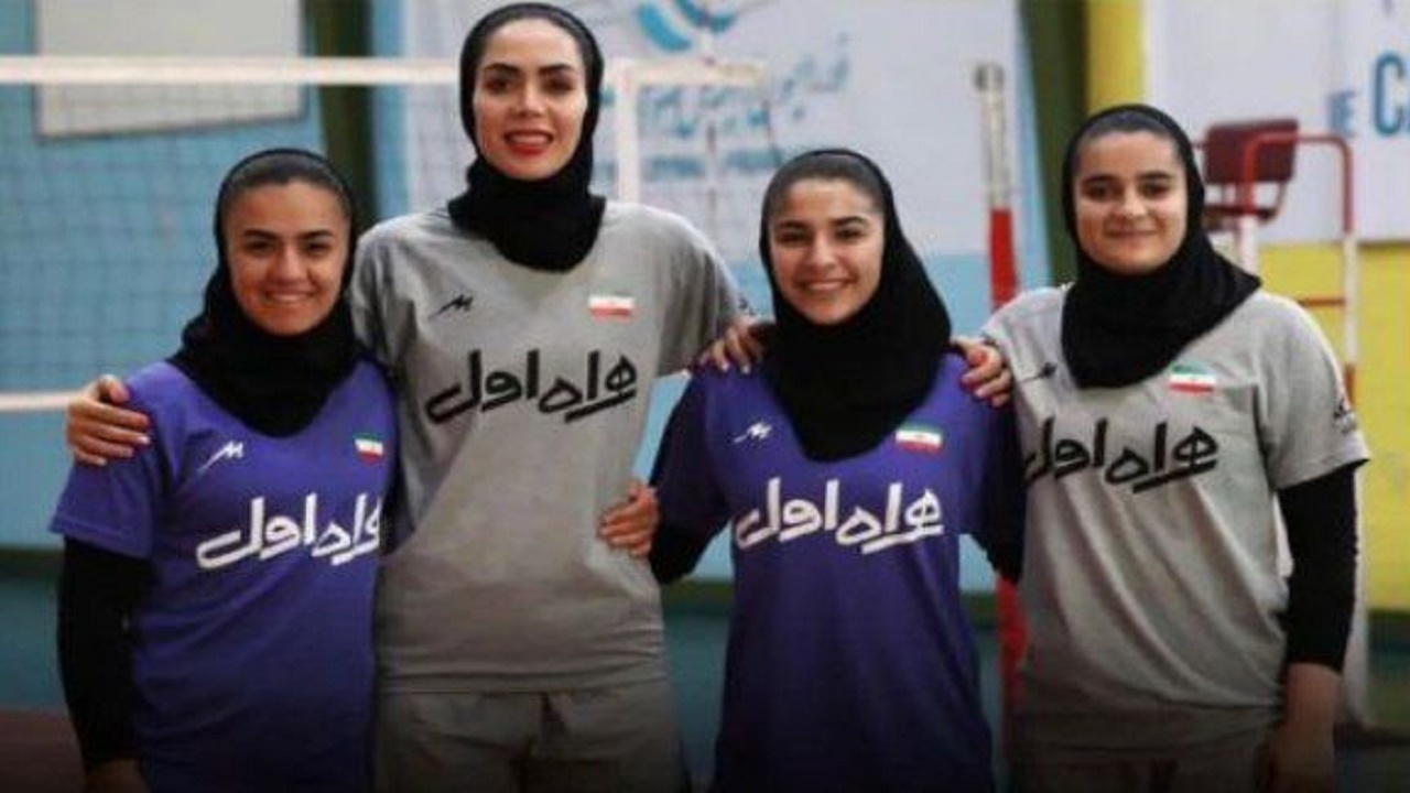 ۴ بانوی والیبالیست مازندرانی در اردوی تدارکاتی تایلند