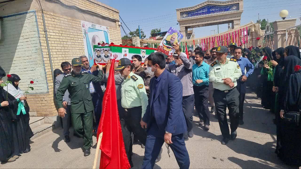 جانباز شهید یزدانی در زادگاهش آرام گرفت
