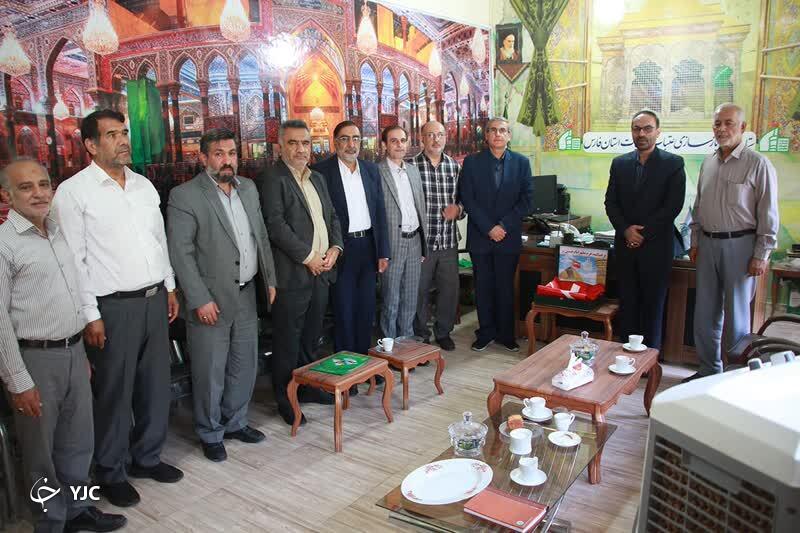 دیدار مدیرکل صدا و سیمای فارس با مسئولان عتبات عالیات