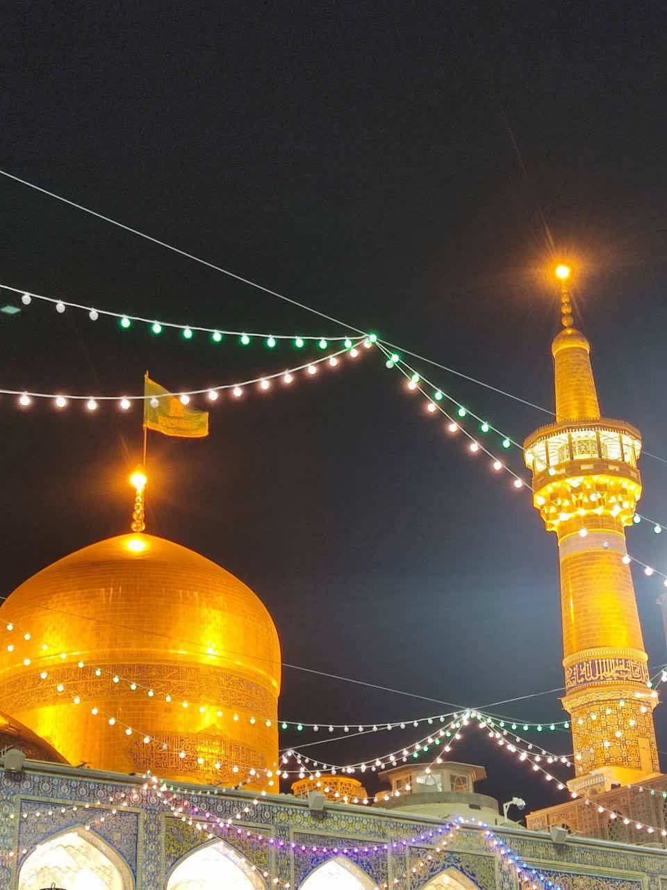 گنبد حرم امام رضا