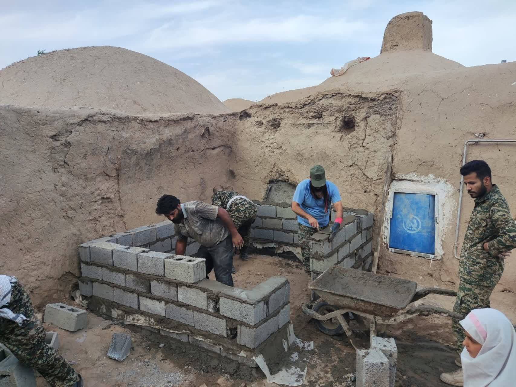 ساخت خانه توسط جهادگران