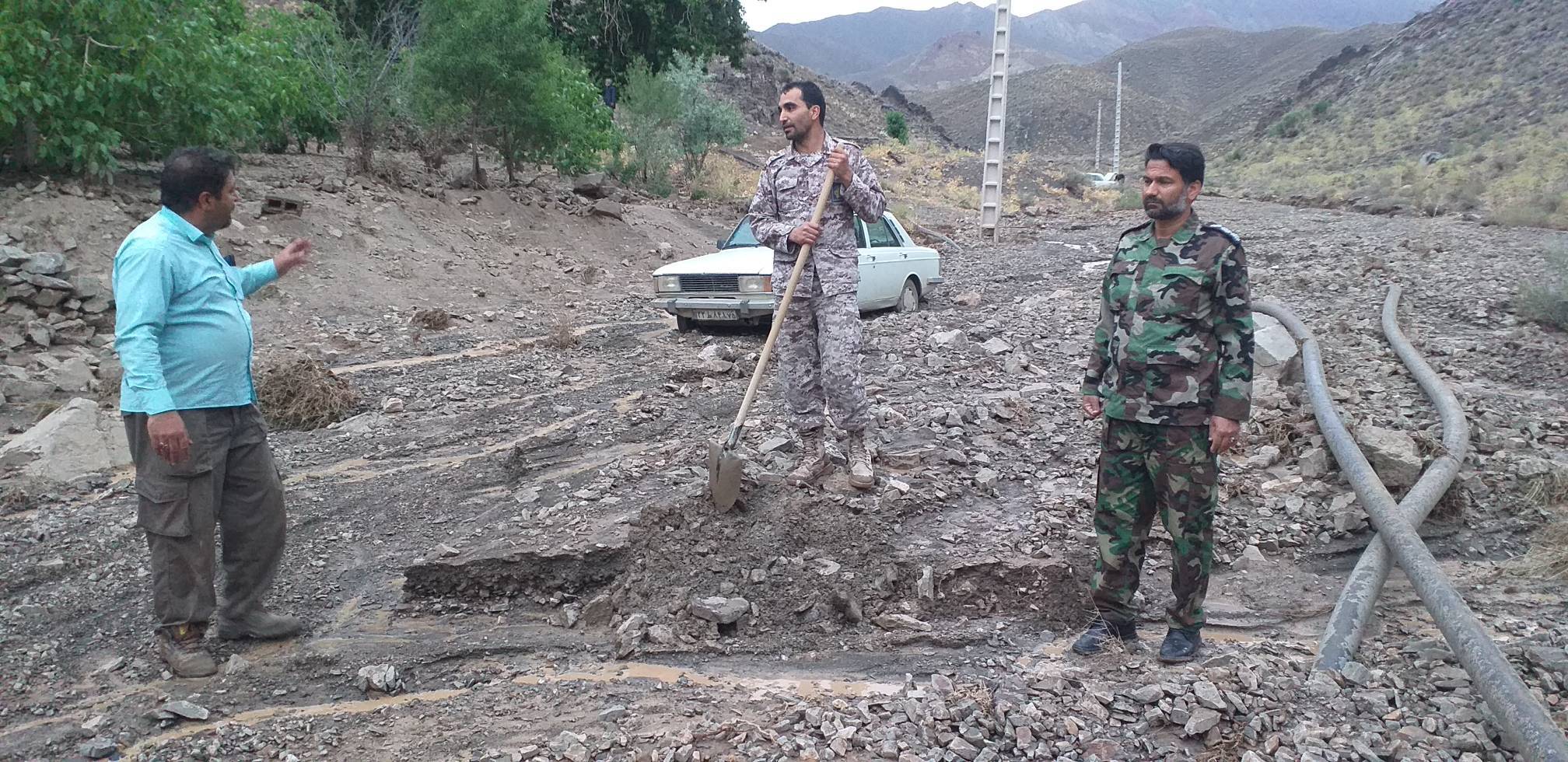 روایتی از  اثرات سیل در مناطق روستایی کوهبنان