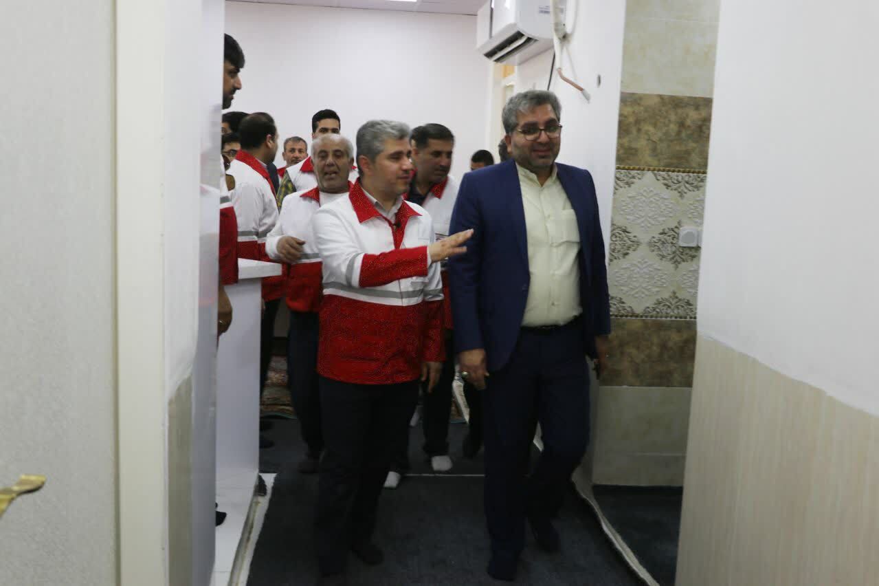 افتتاح پایگاه امداد و نجات بین شهری شهید چمران در شهرستان دشت آزادگان