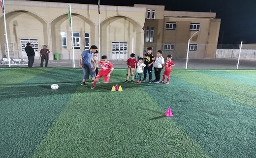 برگزاری کلاس آموزش مینی فوتبال در ابرکوه+تصویر