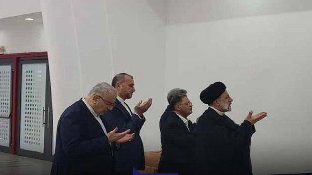 اقامه نماز مغرب در کاخ ریاست جمهوری نیکاراگوئه
