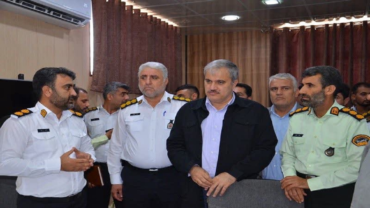 افتتاح مرکز مانیتورینگ و پایش تصویری در پلیس راهور بوشهر 
