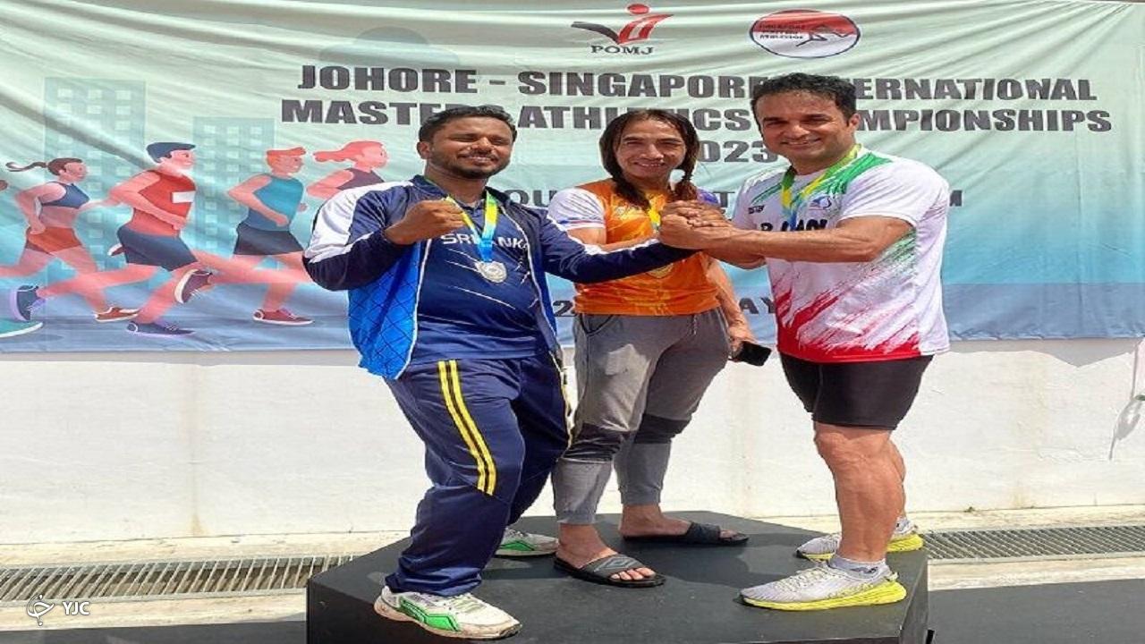 دونده پیشکسوت میاندوآبی در مسابقات بین‌المللی مالزی صاحب دو مقام شد