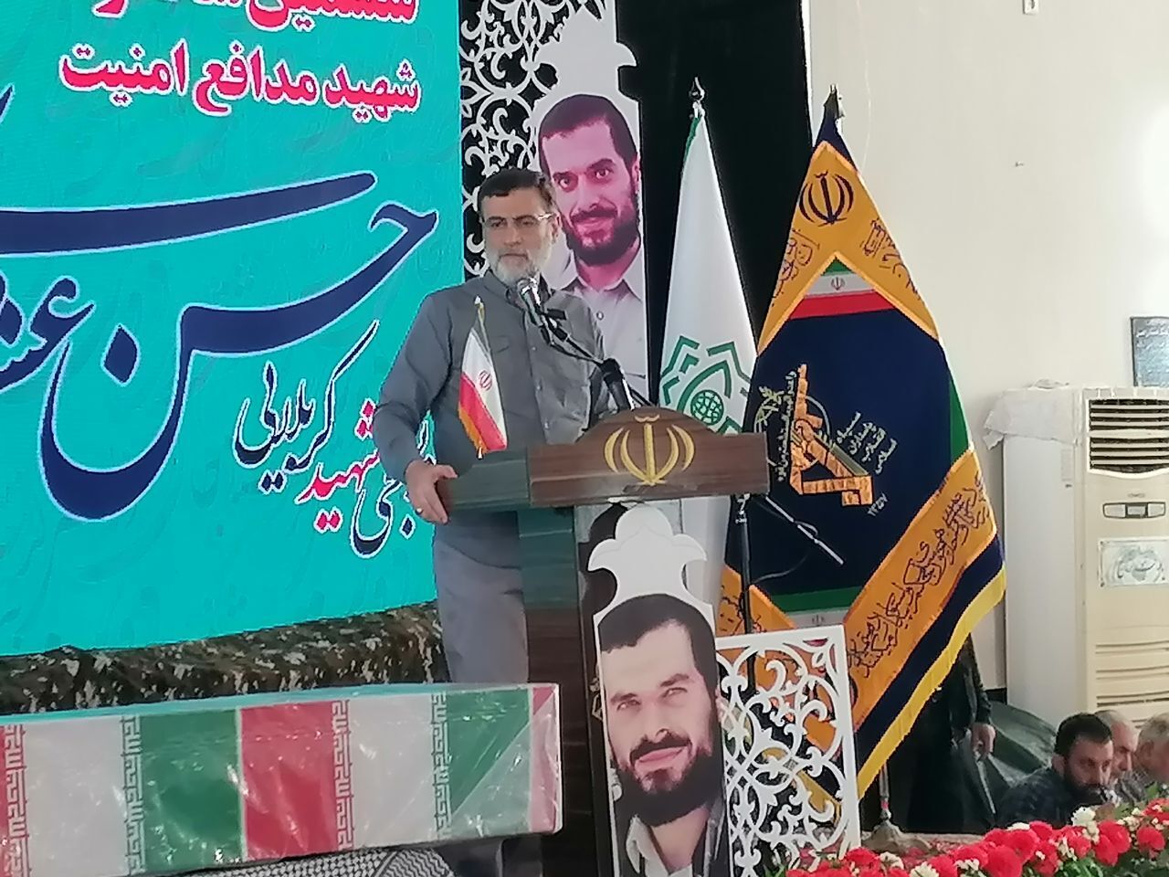 ششمین یادواره شهید مدافع امنیت حسن عشوری در رودسر
