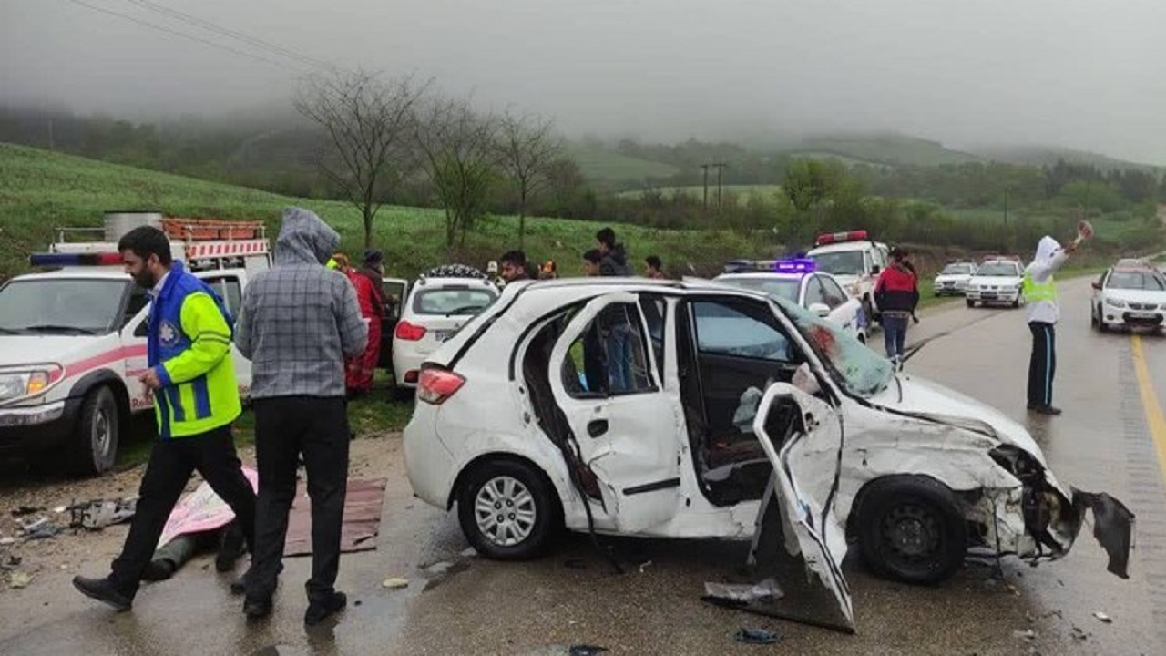 حادثه رانندگی در گلستان ۱۰ مصدوم برجای گذاشت