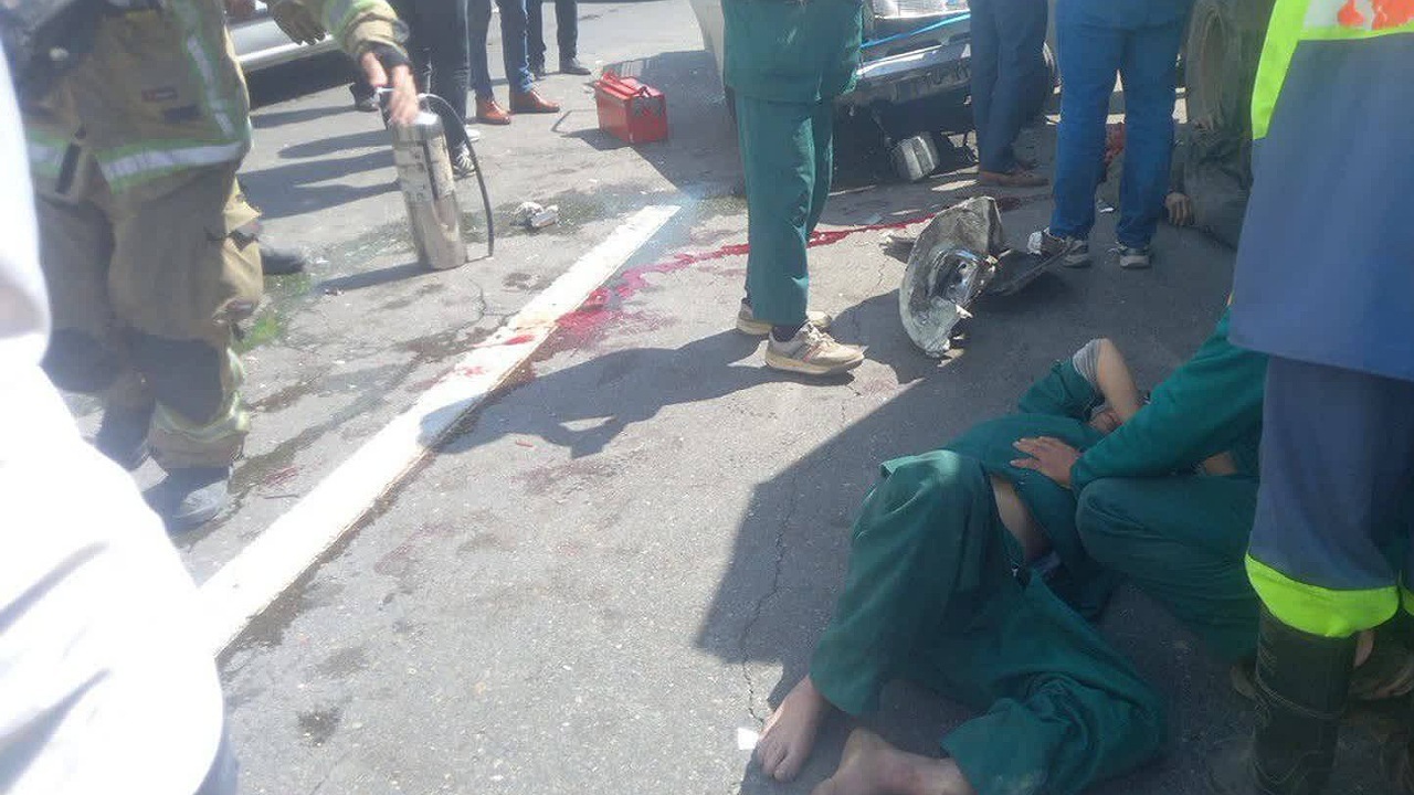 فوت کارگر به هنگام نظافت معابر بزرگراه چمران
