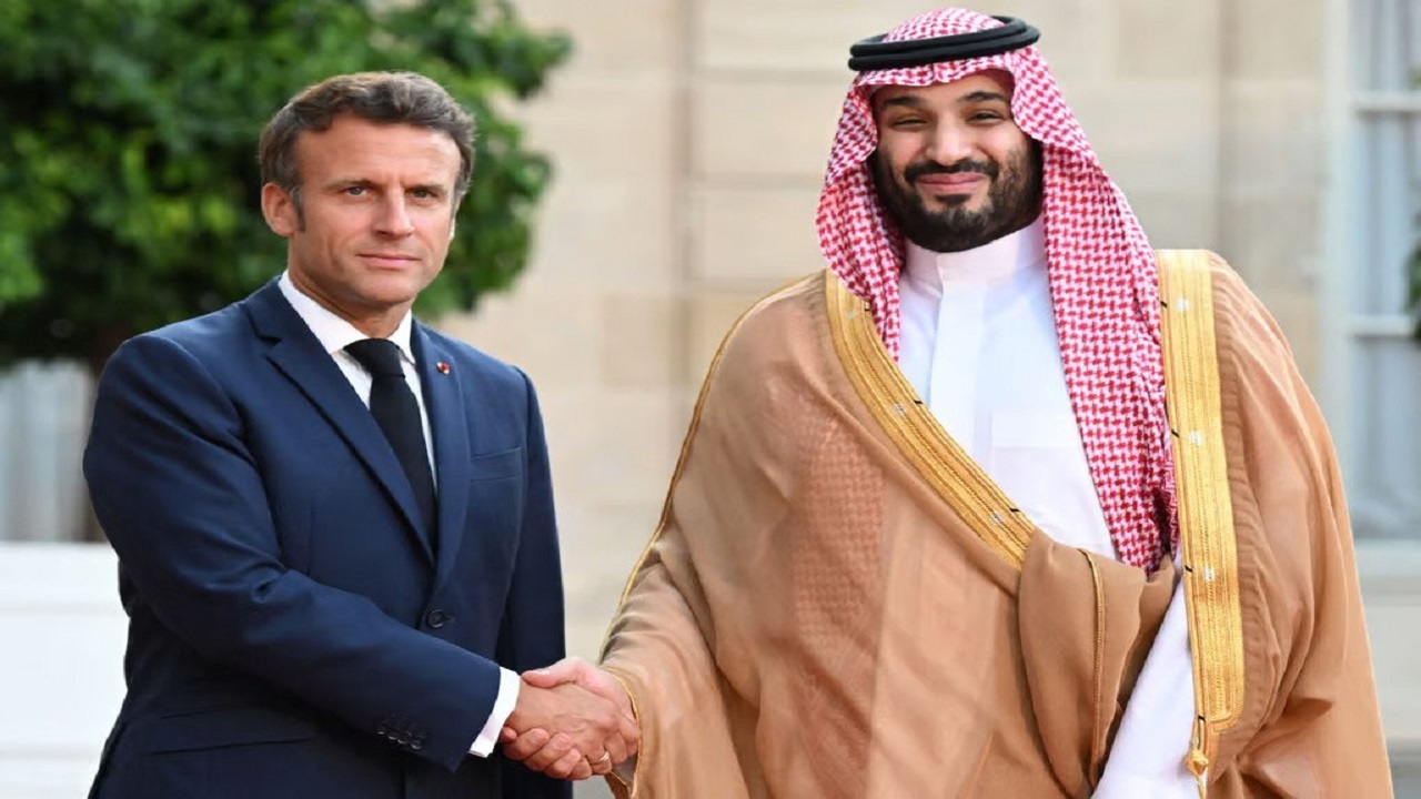 مکرون در کاخ الیزه با بن سلمان دیدار کرد