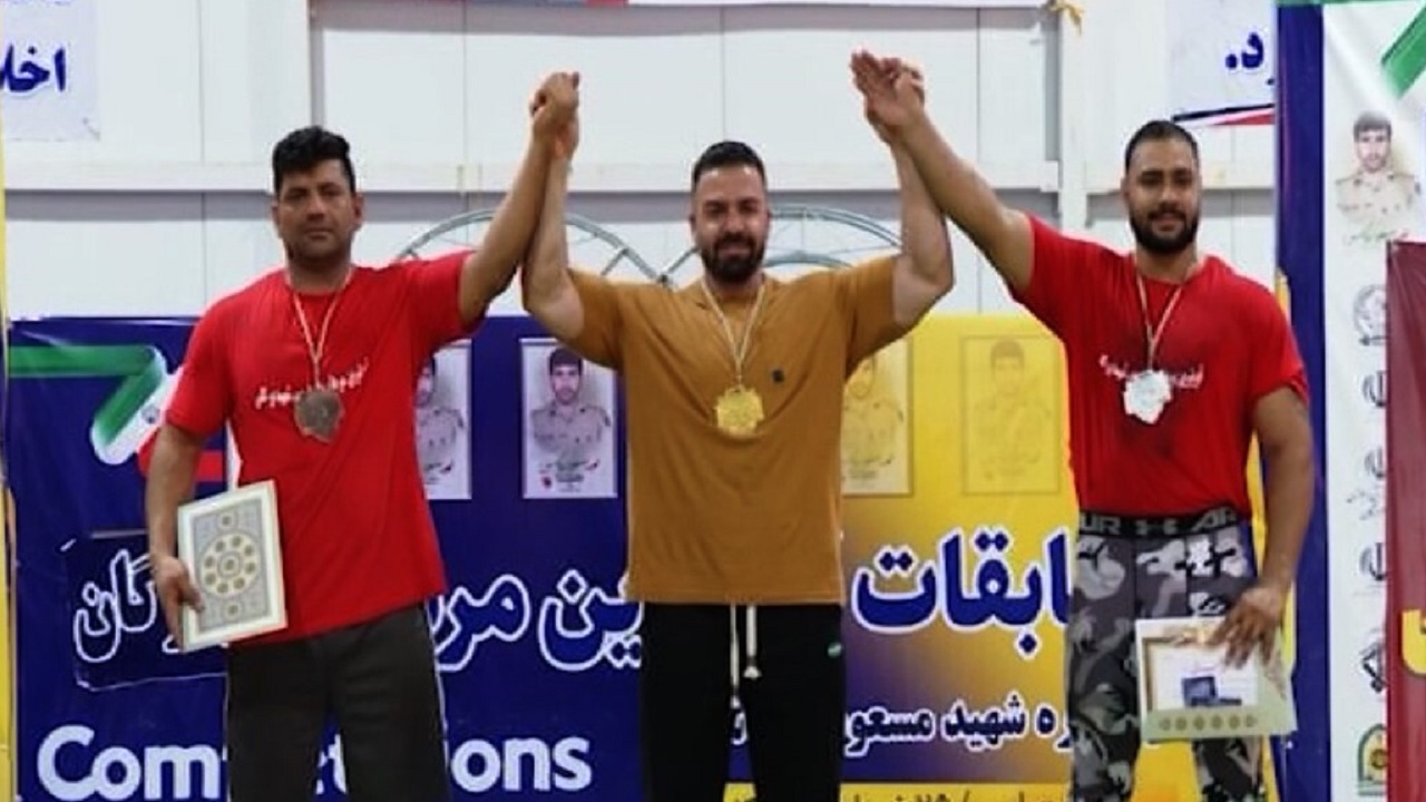 قوی ترین مردان هرمزگان با هم رقابت کردند