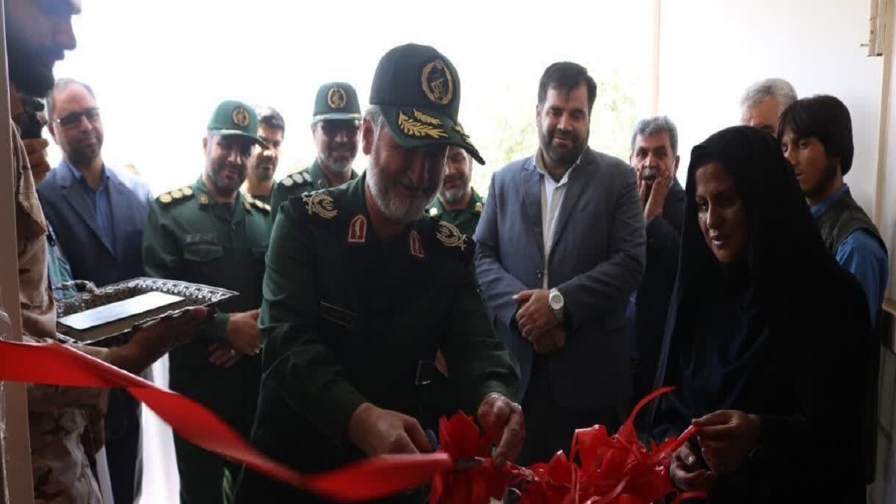 ۱۰۶مین مدرسه توسط قرارگاه قدس نیروی زمینی سپاه در زاهدان افتتاح شد