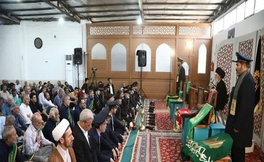 آستان مقدس امامزاده موسی مبرقع(ع)در قم غبارروبی شد