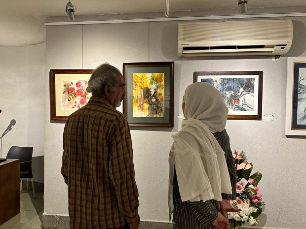 میزبانی نگارخانه فرهنگ قم از نمایشگاه نقاشی آبرنگ