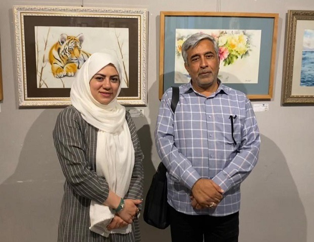 میزبانی نگارخانه فرهنگ قم از نمایشگاه نقاشی آبرنگ