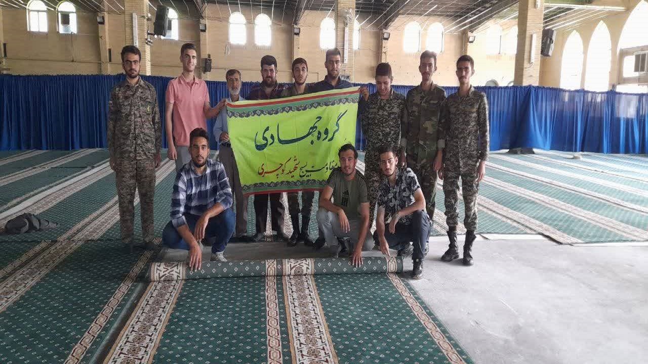 اقدامات جهادی گروه بسیج اسوه شهید کوچری خوی در مصلی امام خمینی (ره) + تصاویر