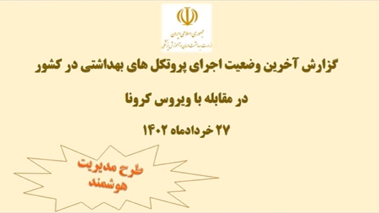 آخرین وضعیت رعایت دستورالعمل های بهداشتی مقابله با کرونا در کشور
