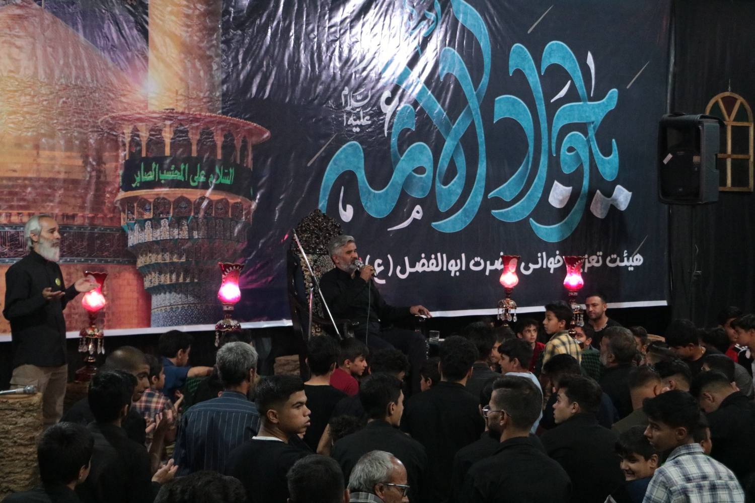 ویژه برنامه شهادت امام جواد (ع) در ده زیار کرمان برگزار شد