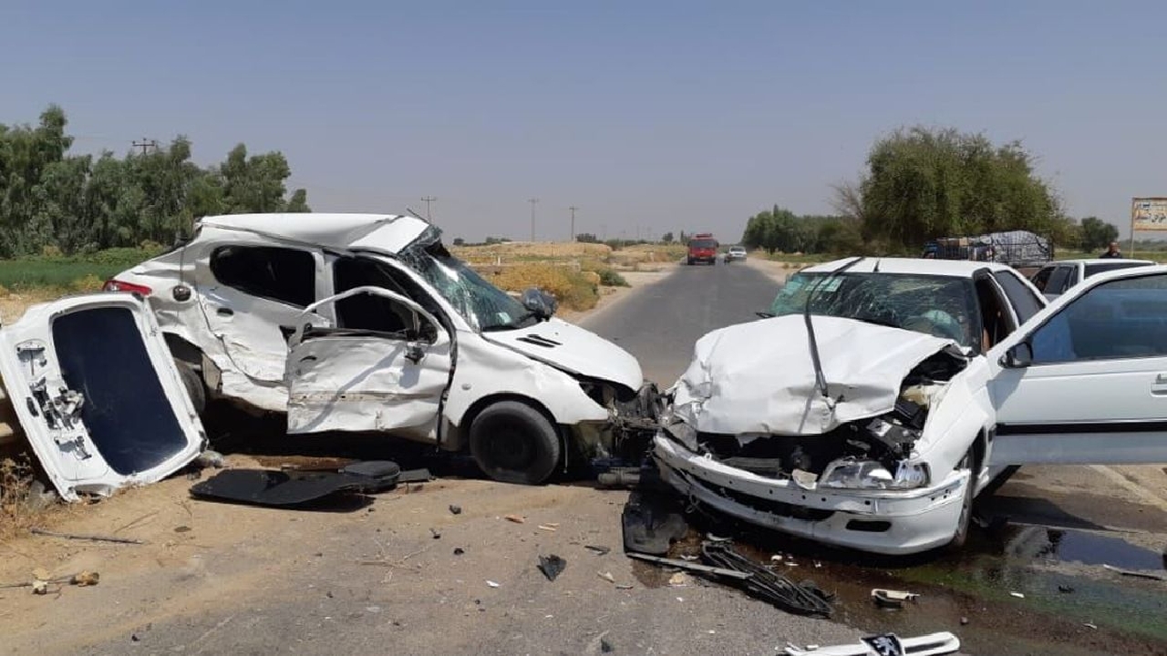 فوت و مجروحیت ۸ نفر بر اثر تصادف بین ۲ خودرو در استان کهگیلویه و بویر احمد