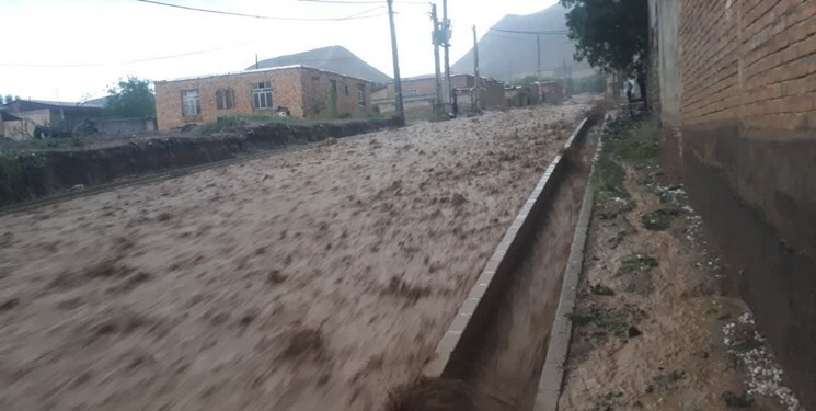 آسیب سیل به ۱۷ روستای بیله‌سوار