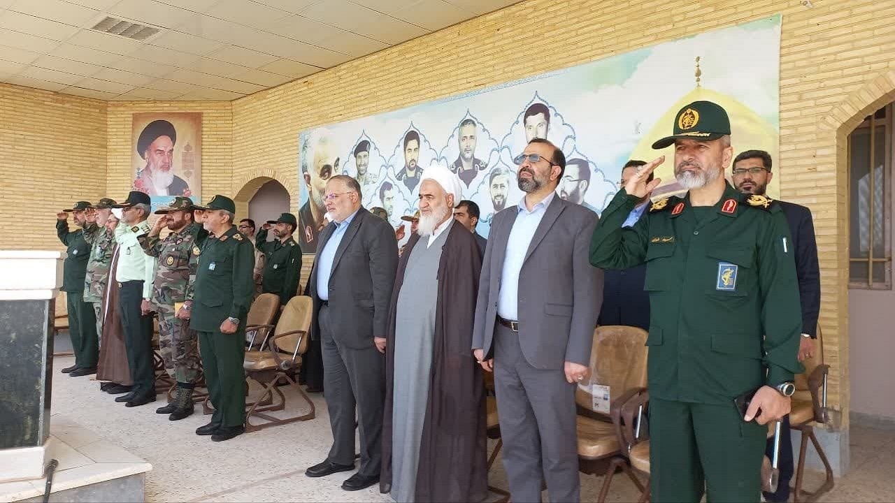 صبحگاه مشترک نیرو‌های مسلح در استان قزوین