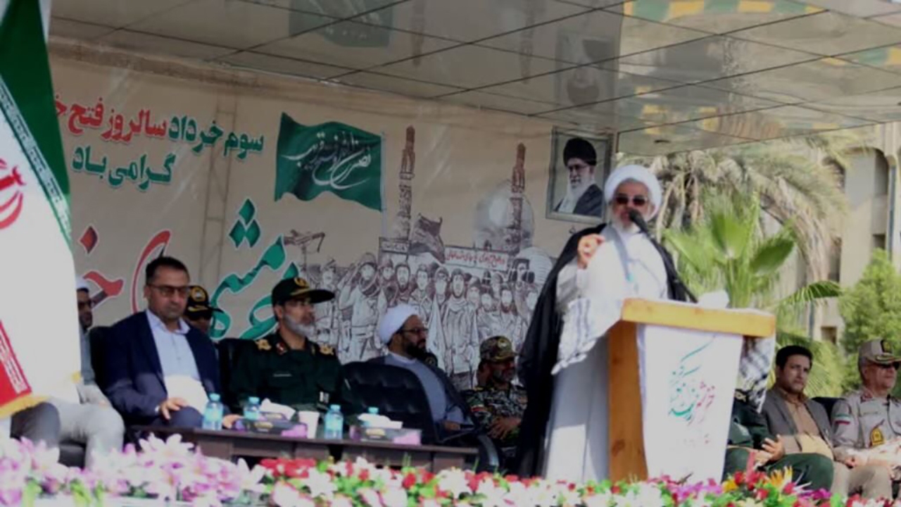 صبحگاه مشترک نیرو‌های مسلح هرمزگان در سالروز آزادسازی خرمشهر