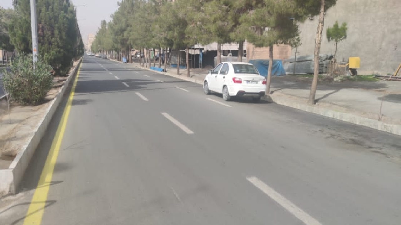 ۴۳ کیلومتر از معابر اصلی شهرکرد خط‌کشی شد