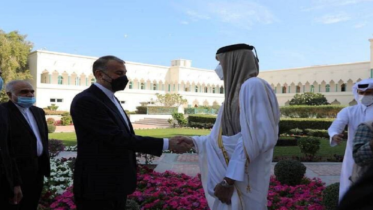 امیرعبداللهیان با امیر قطر دیدار کرد 
