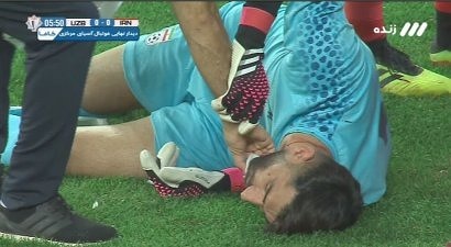 تکرار خاطره بد جام جهانی، بیرانوند به بیمارستان رفت