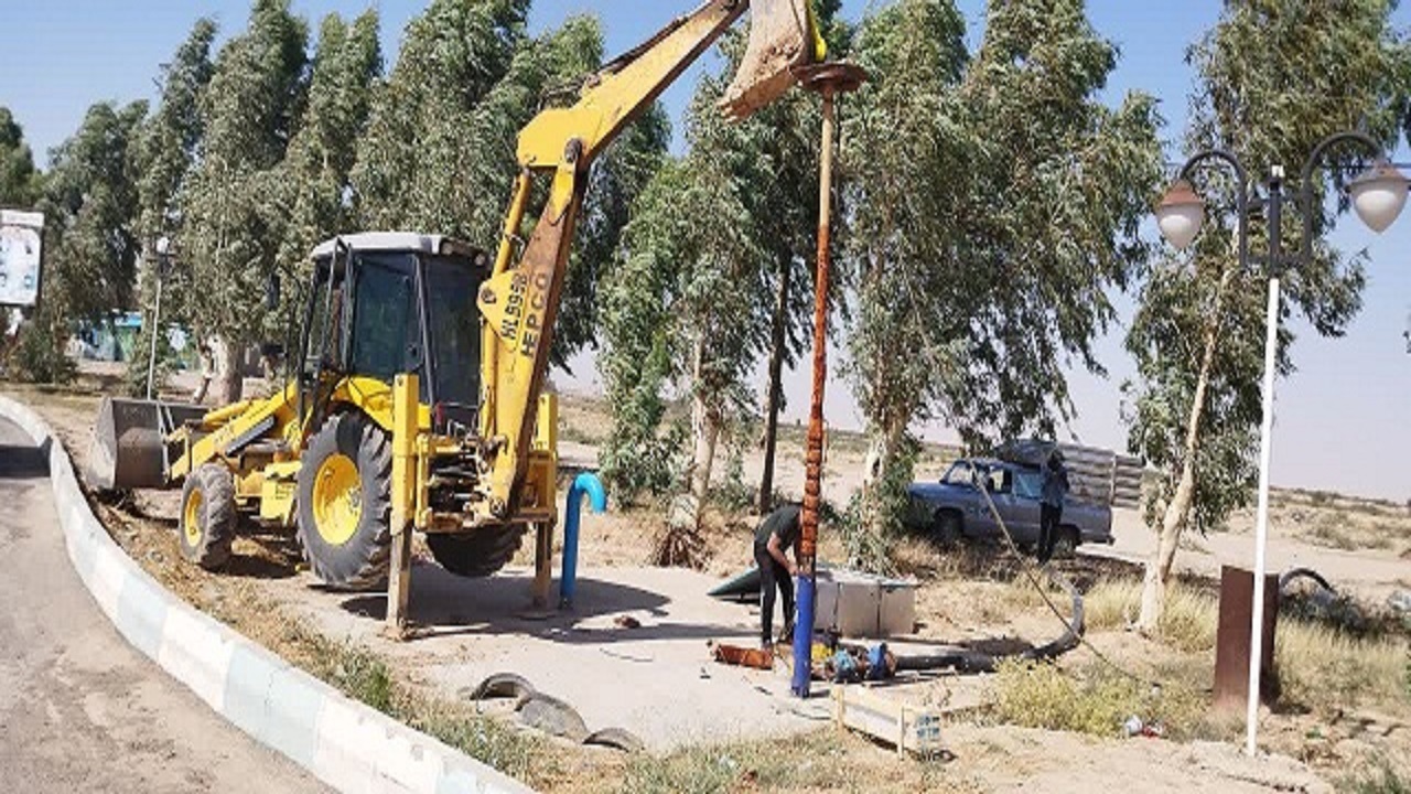 الکترو موتور پمپ شناور پارکینگ بزرگ اربعین در مدار بهره برداری قرار گرفت