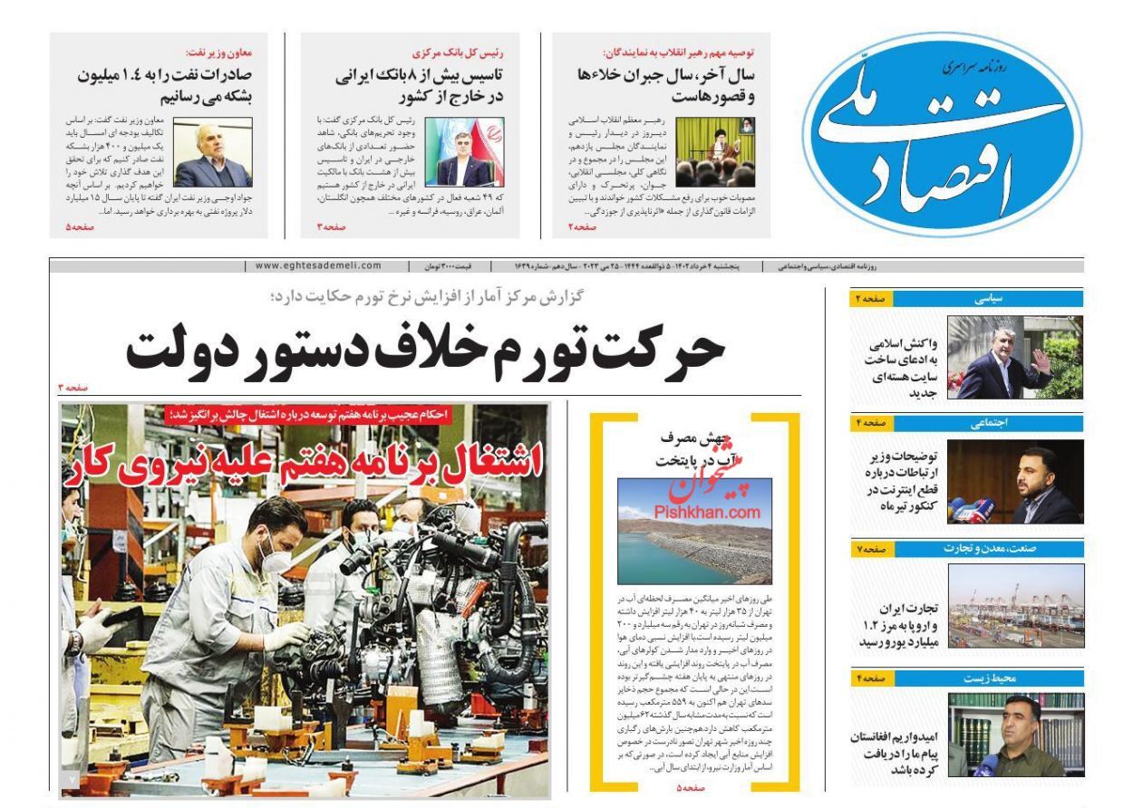 روزنامه اقتصاد ملی