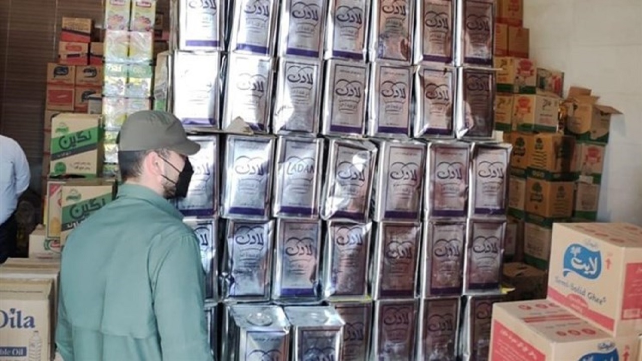 توقیف ۲۰ تن روغن خوراکی قاچاق در زاهدان