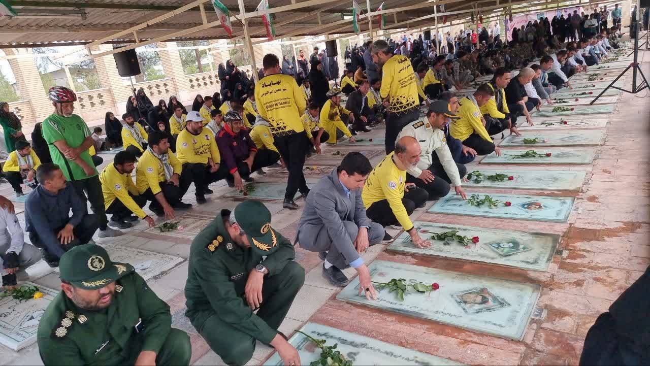 کاروان دوچرخه سواری یزد به زرند رسید