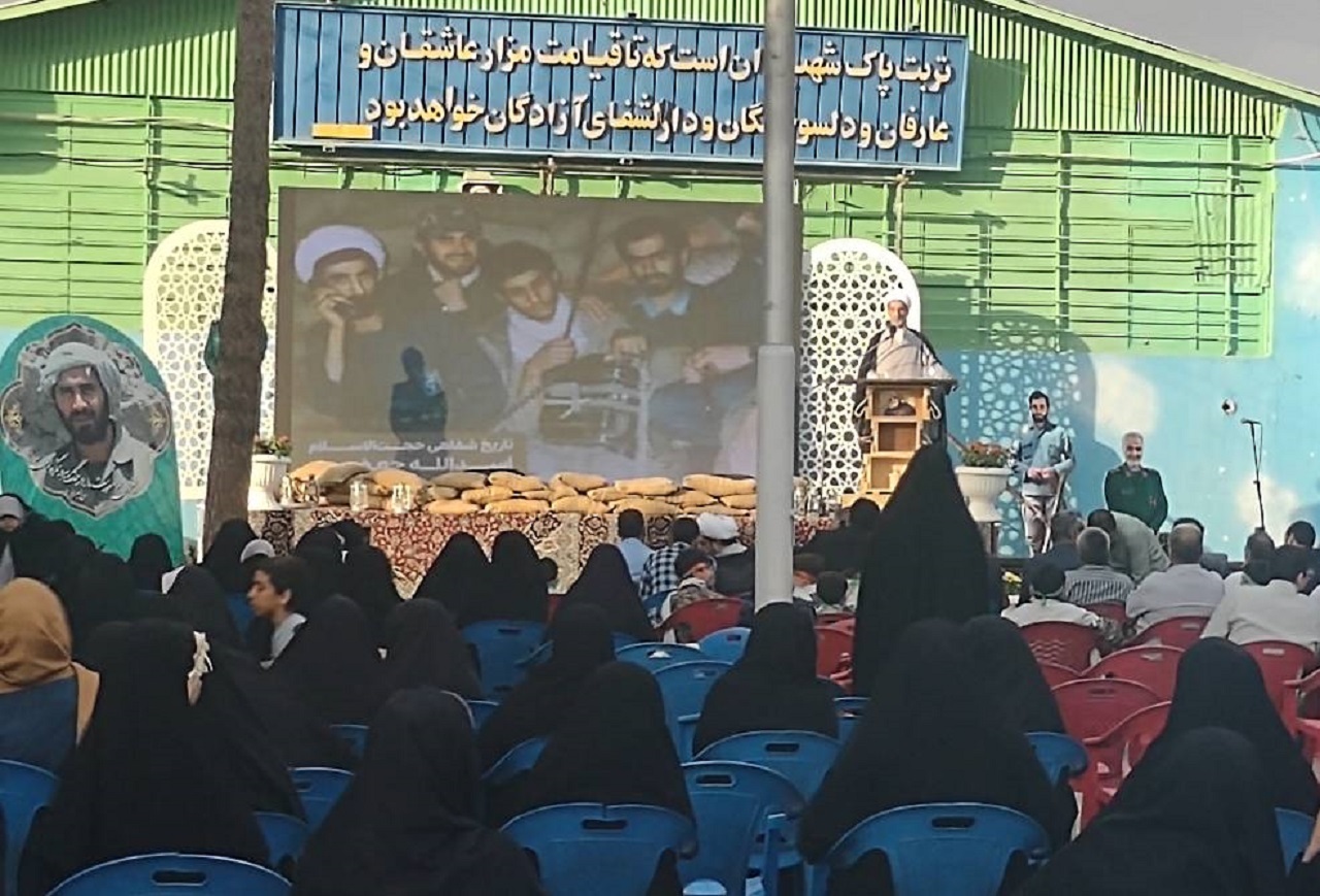 برگزاری یادواره شهدای عملیات الی بیت المقدس در گلستان شهدا