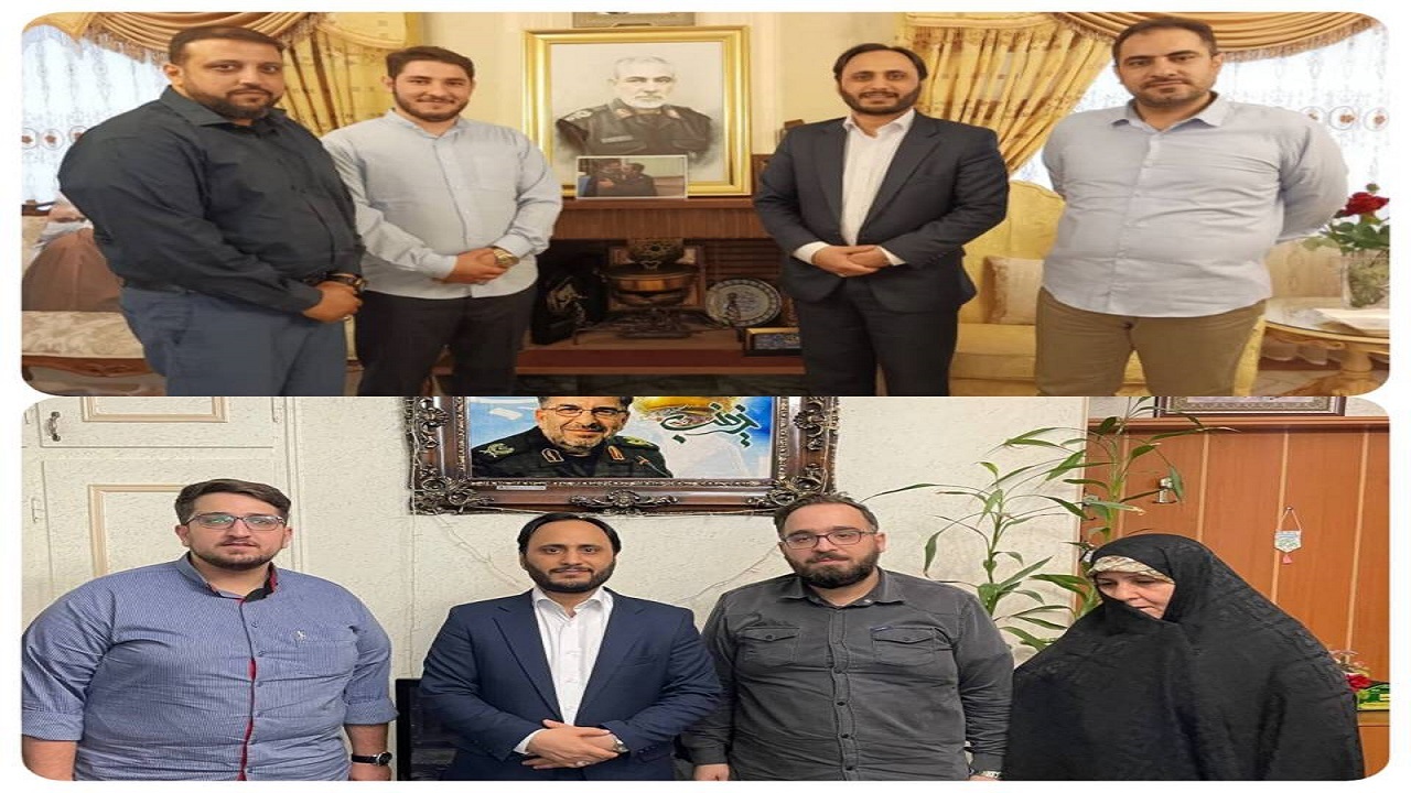 حضور سخنگوی دولت در منزل شهیدان ایرلو و فرزانه