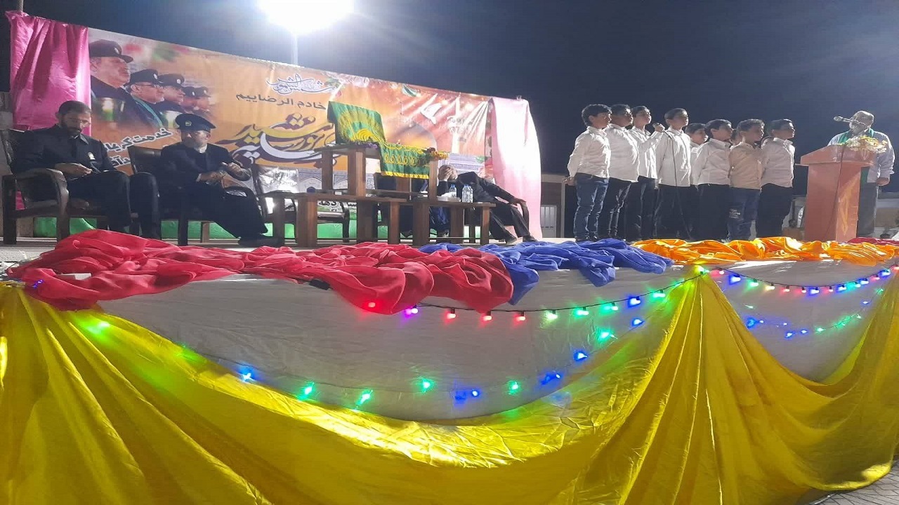 حضور کاروان زیر سایه خورشید در شهر کاکی در قاب تصاویر