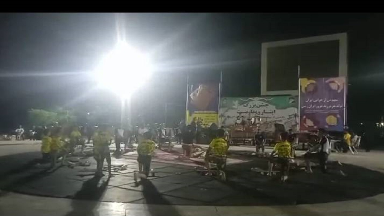 برگزاری جشن ایثار و مقاومت در بوستان پرنیان + فیلم
