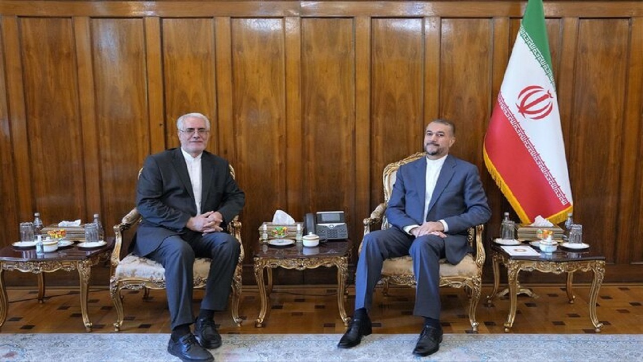 دیدار سفیر کشورمان در قطر با امیرعبداللهیان