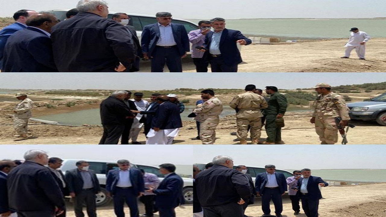نمایندگان از چاه نیمه‌های تامین آب حوزه سیستان و زاهدان بازدید کردند