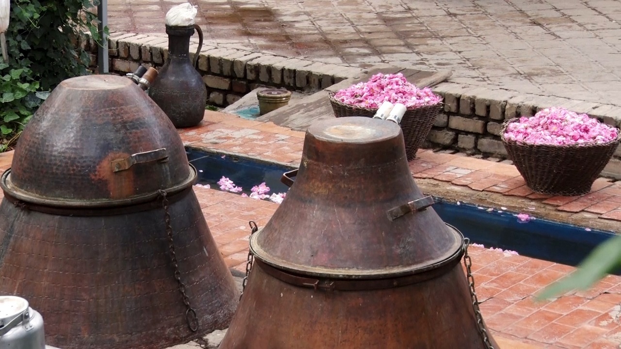 موزه گلاب قمصر میزبان گردشگران داخلی و خارجی