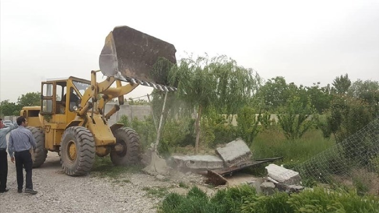 پیگیری پلیس برای پرونده تخریب باغ منزل در روستای ننله سنندج
