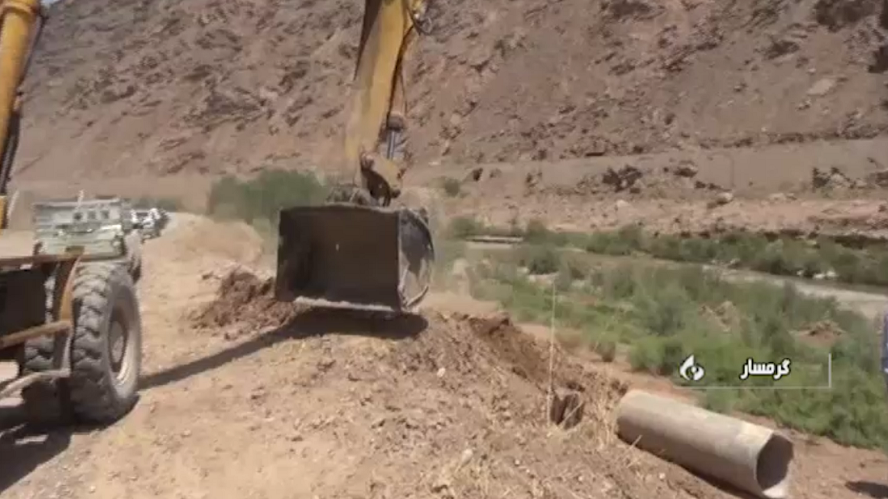 جلوگیری از برداشت‌های غیر مجاز آب حبله رود در گرمسار