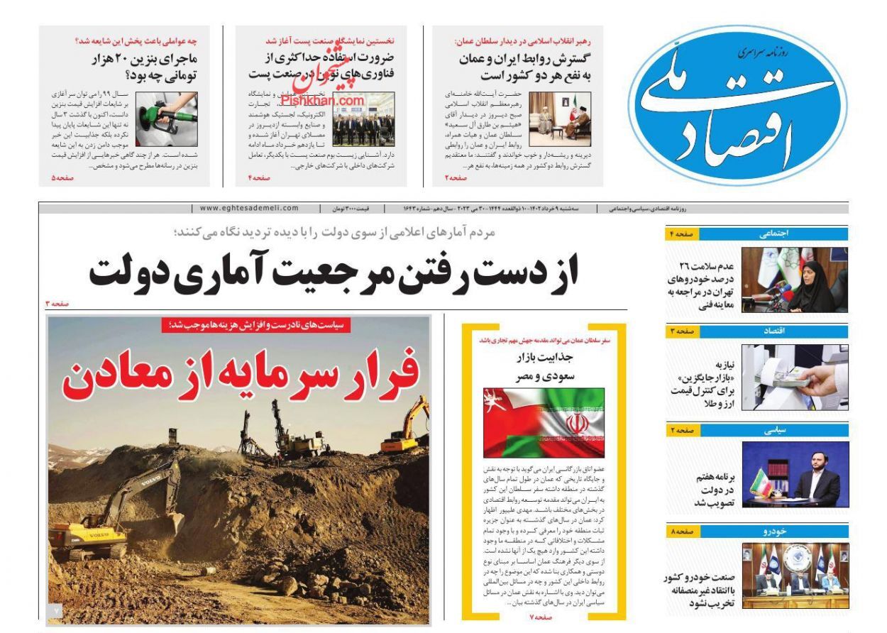 روزنامه اقتصاد ملی